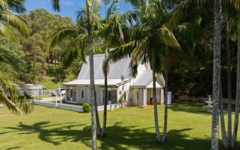 wedding day drone capture