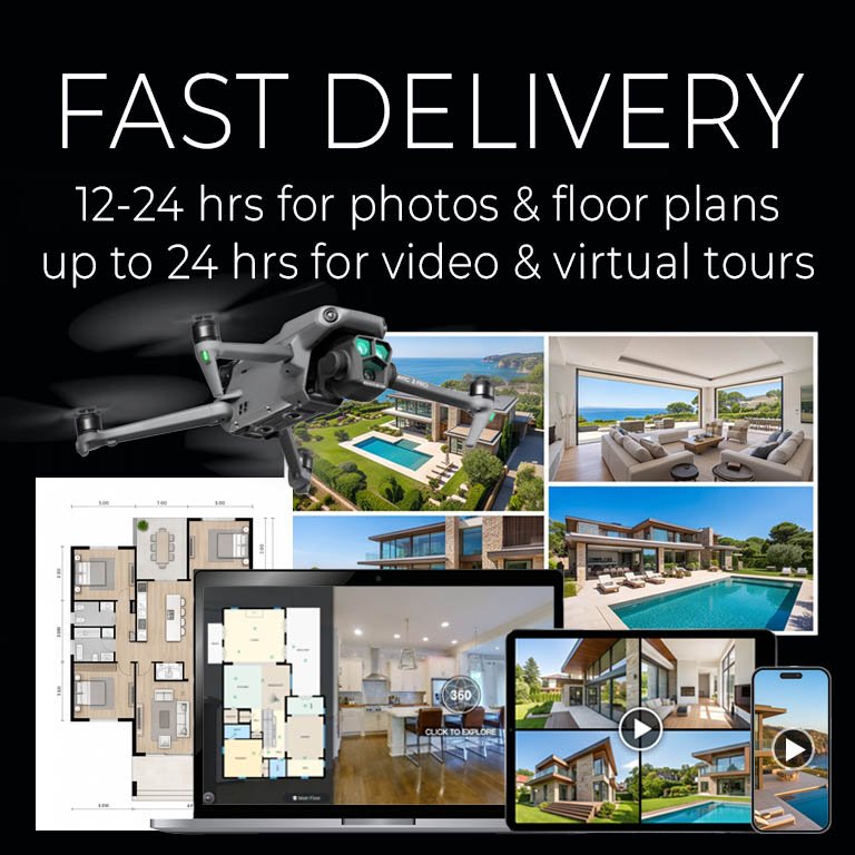 BWRM Tweed Heads fast delivery 12-24 hours for photos and floor plans and up to 24 hrs for video and virtual tours